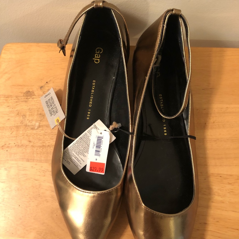 Gap Brand Ankle Strap Flats